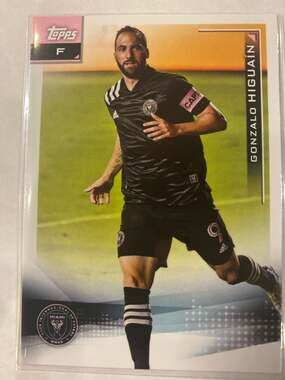 2021 Topps MLS Soccer Gonzalo Higuaín Inter Miami CF Trading Card #65